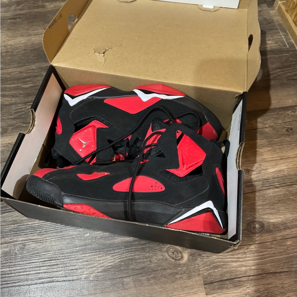 Jordan red hearts.